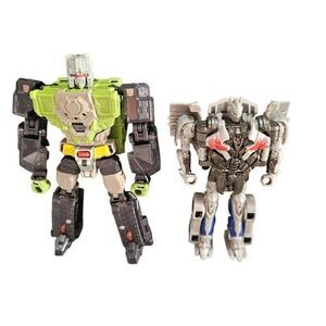Transformers hardheaded & furos and silver knight optimus prime bundle as is